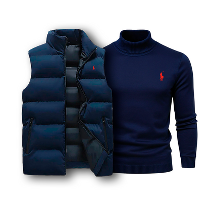 Ralph Lauren: Kamizelka + Sweter